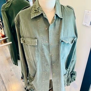 NWT LF Vintage Furst of a Kind military khaki